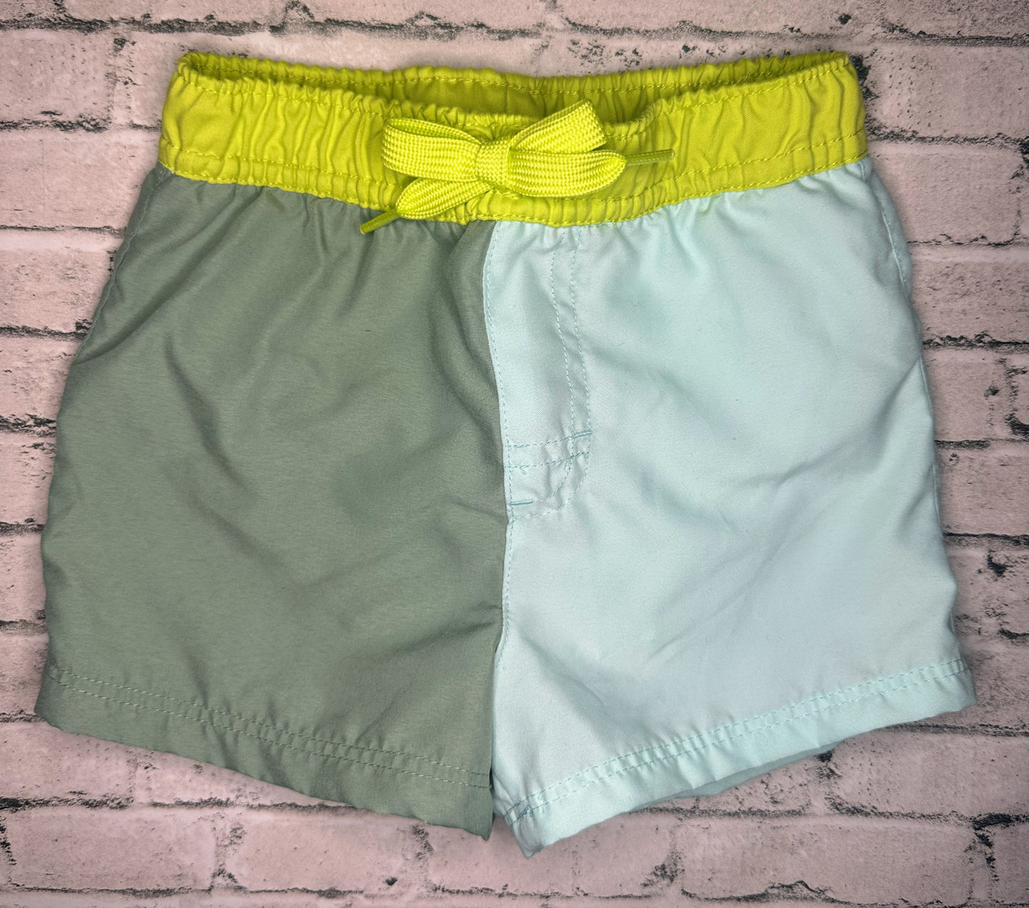 Wonder Nation: 2 Tone Swim Shorts- 12m
