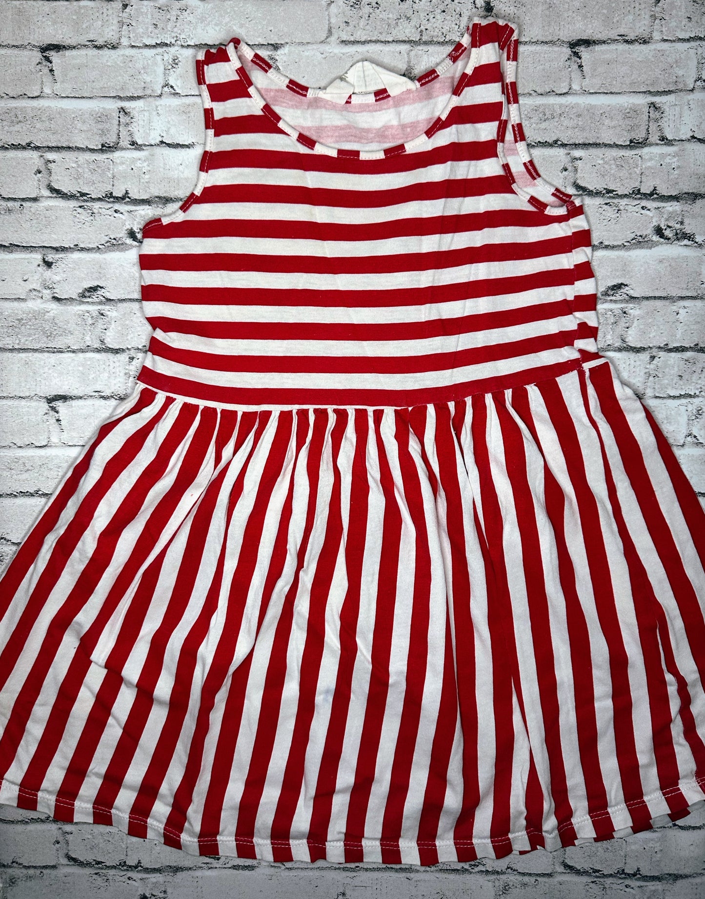 H&M: Red Stripe Dress- 4/6