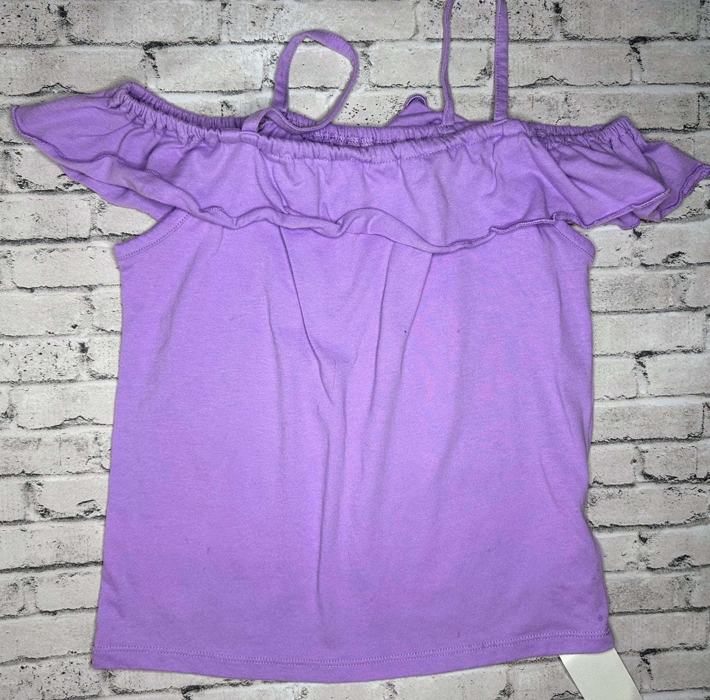 Children’s Place: Purple Ruffle Tank- 7/8