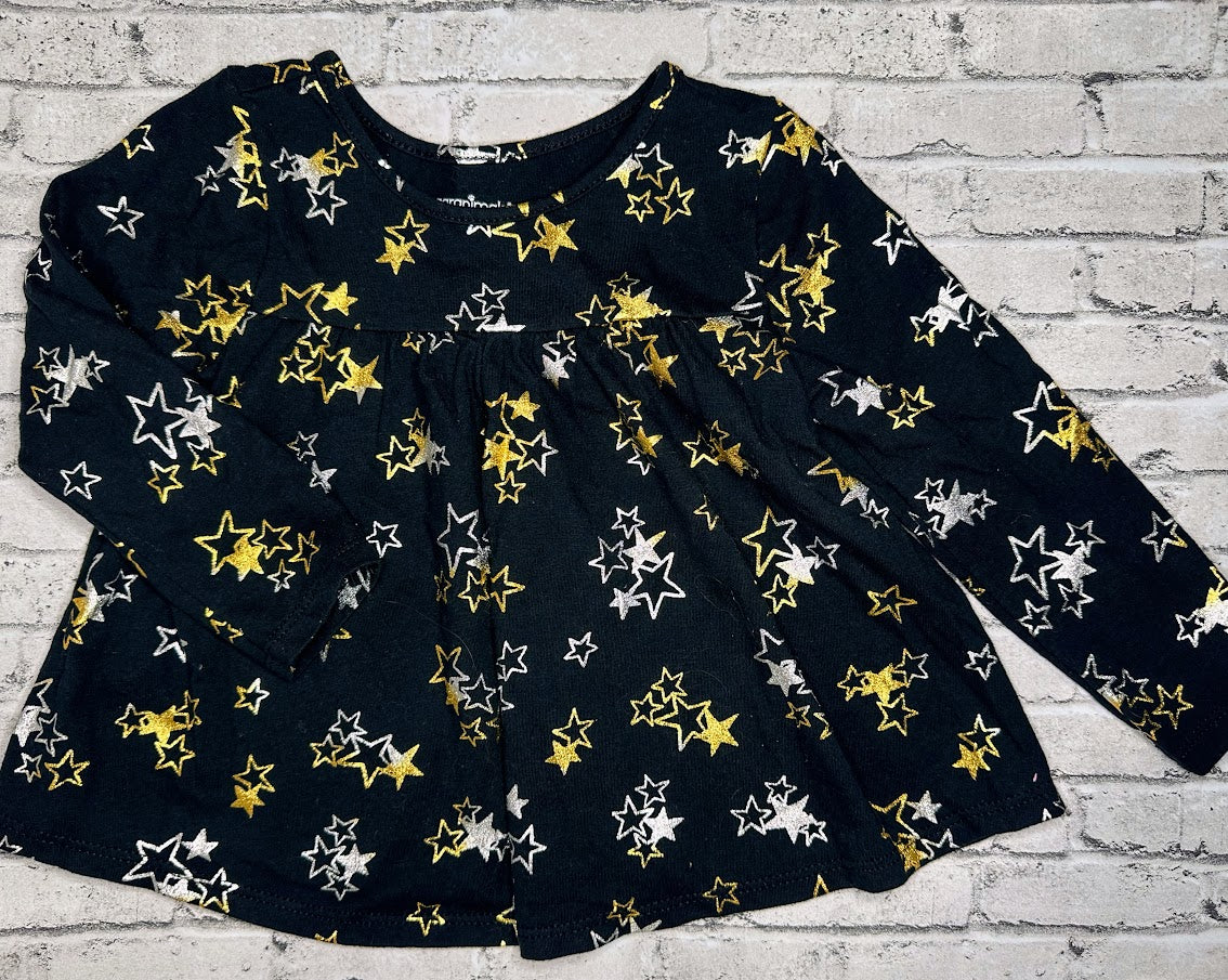 Garanimals: Gold/Silver Star Tee - 2T