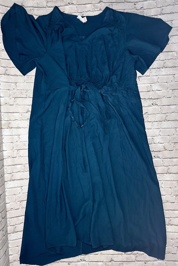 Isabel Maternity: Teal Dress - Small