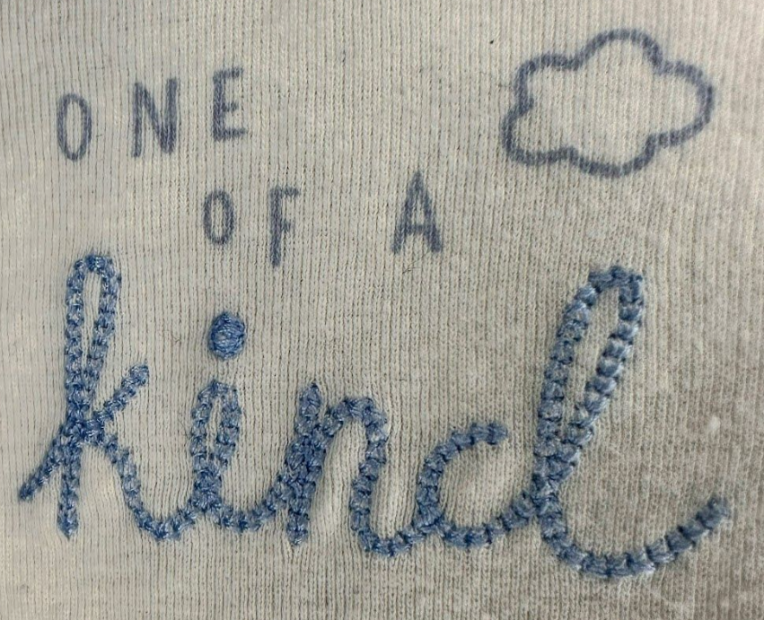 Carter's: 'One of a Kind' Embroidered Bodysuit- Newborn