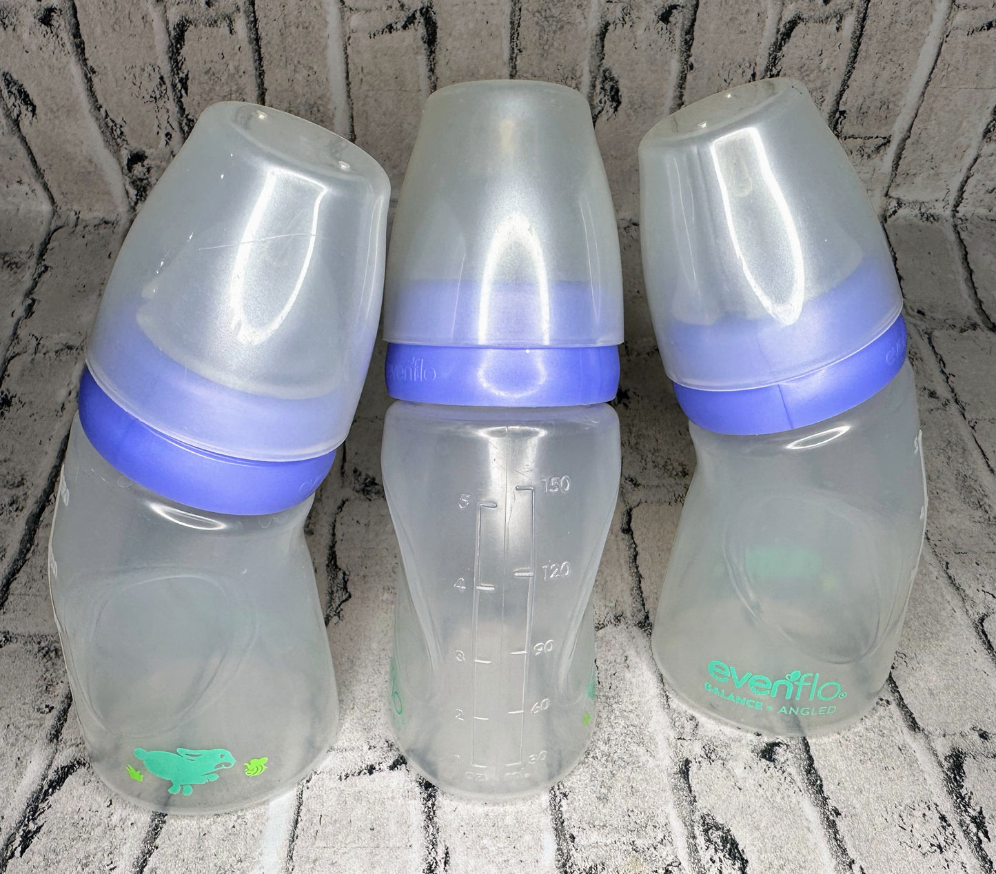 Evenflo: 4pk 5oz Bottles WITH nipples