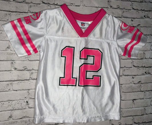 NFL: Pink/White Jersey - 2T