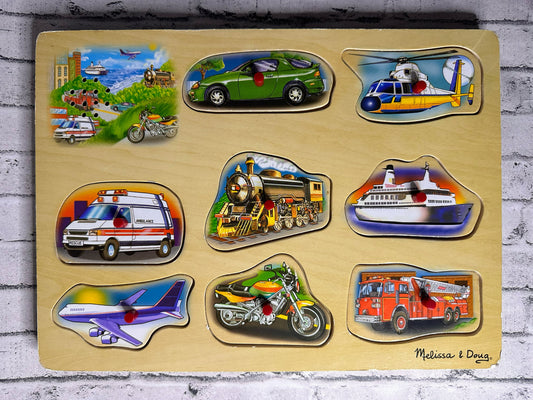 Melissa & Doug: Wooden Vehicle Puzzle