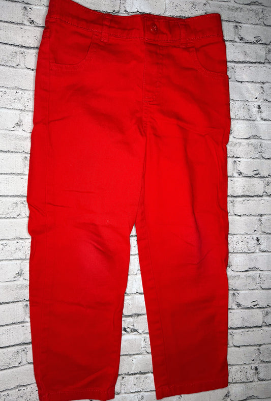 Red Denim Pants- 5T