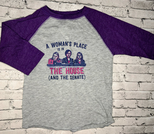 Rabbit Skins: “A Woman’s Place” Tee- 2T