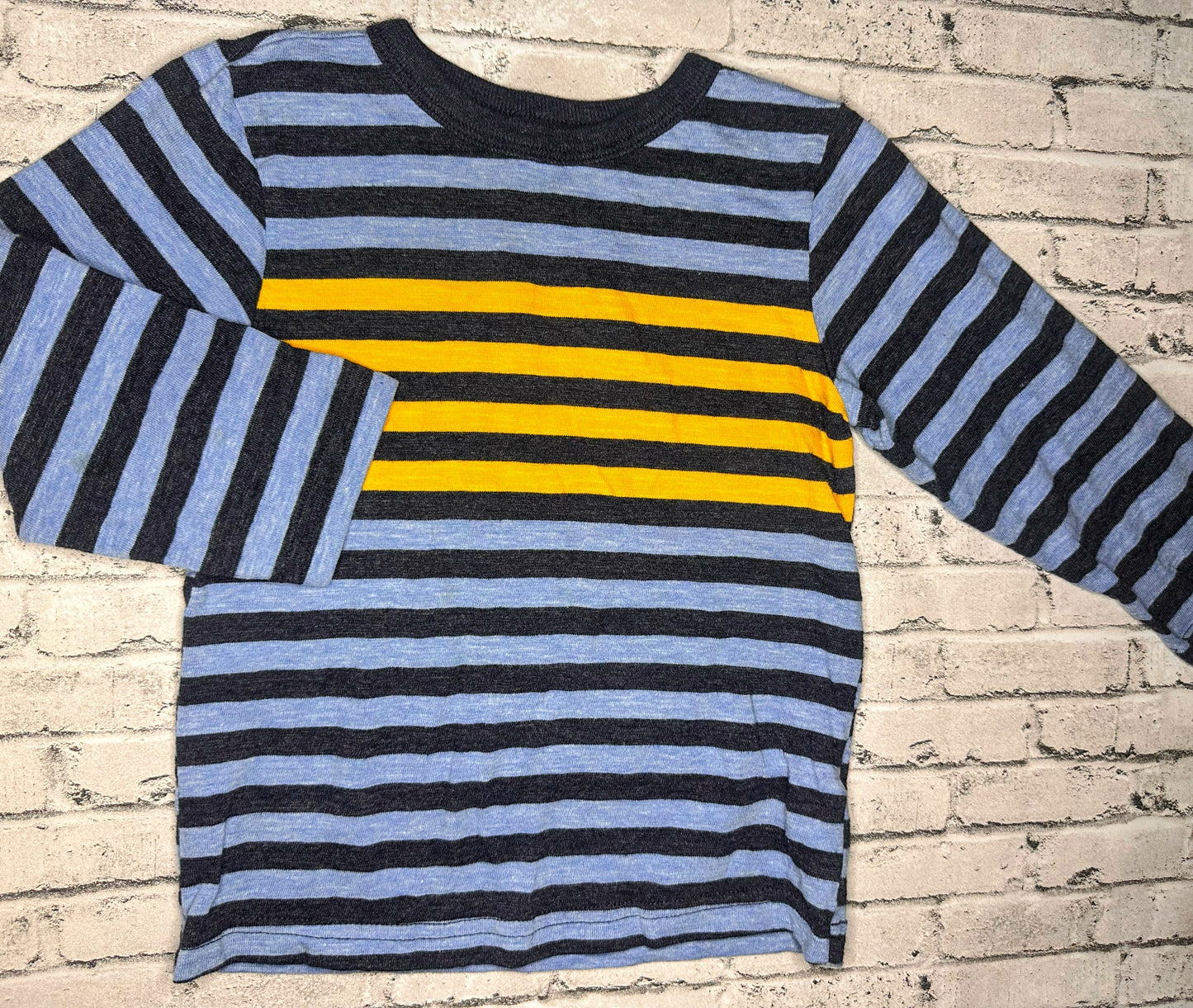 Garanimals: Yellow/Blue Stripe Tee- 2T