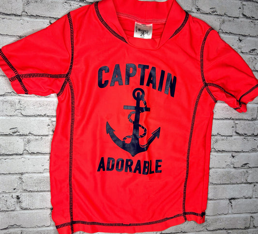 Carter’s: “Captain Adorable” Swim Top- 2T