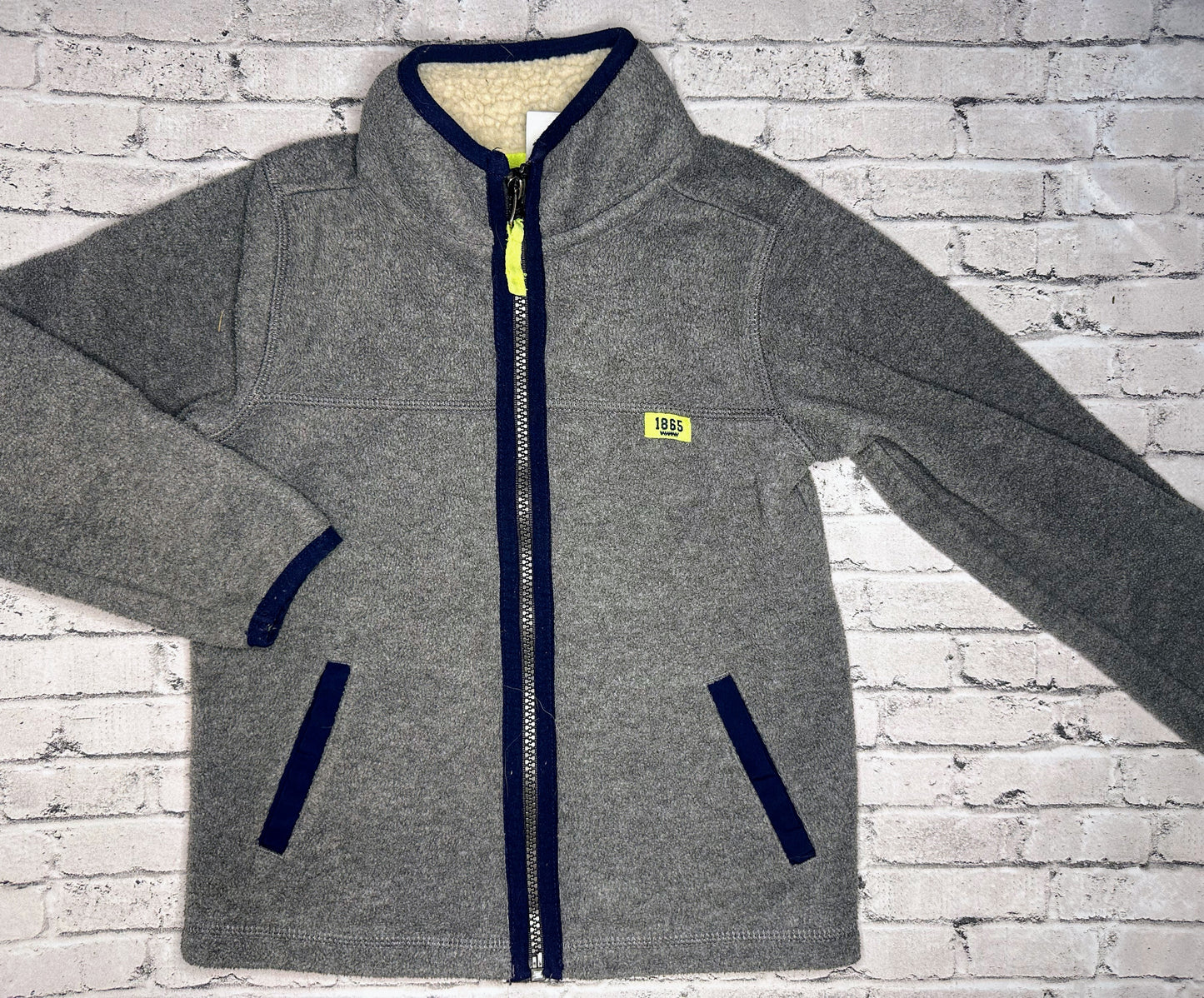 Carter’s: Fleece Gray Full Zip - 4