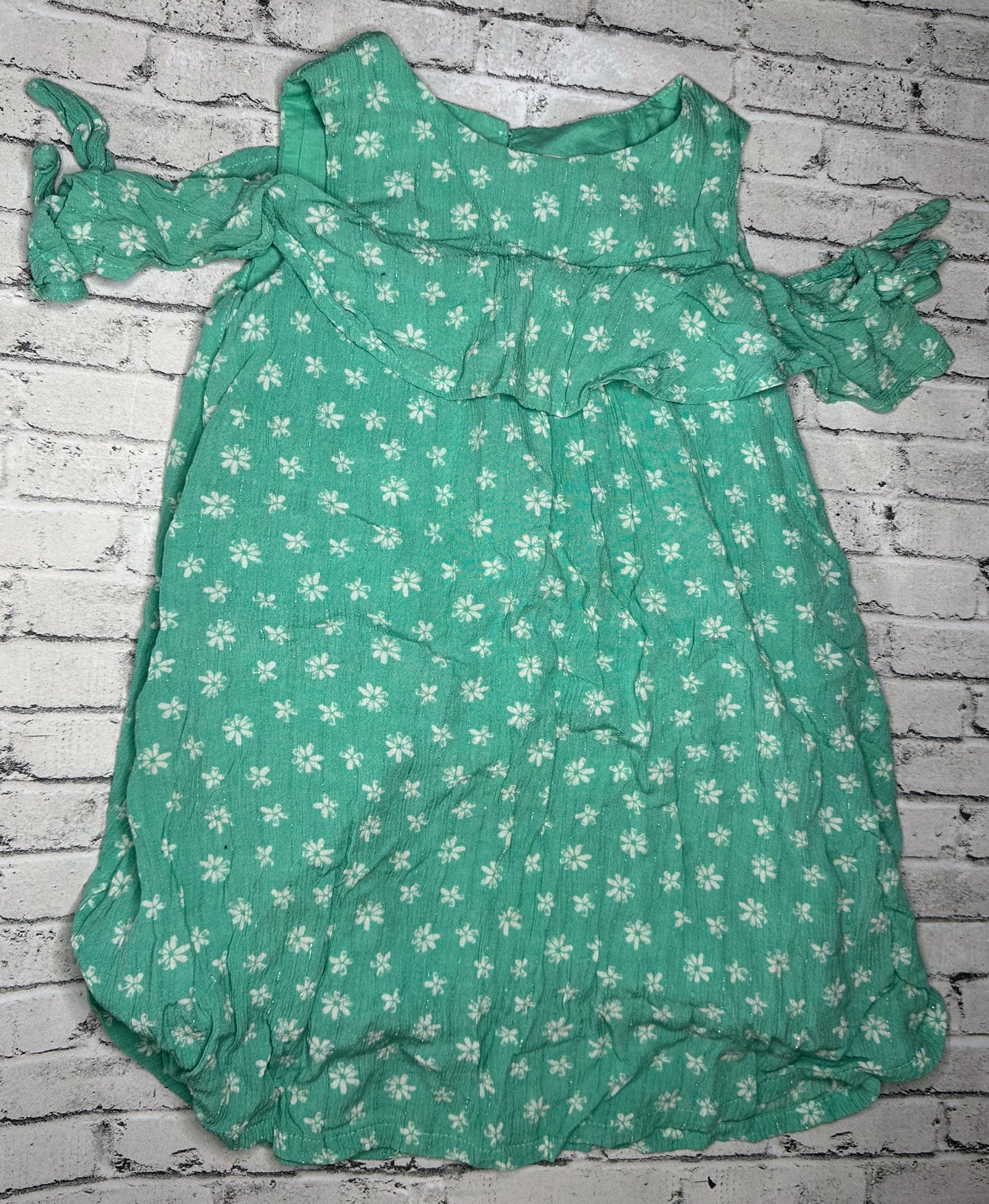 Cat & Jack: Mint Floral Dress- 5T