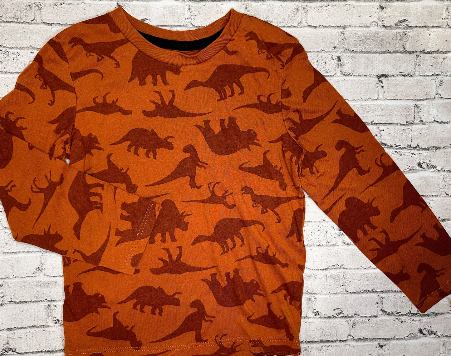 Falls Creek: Orange Dino Tee - 5T