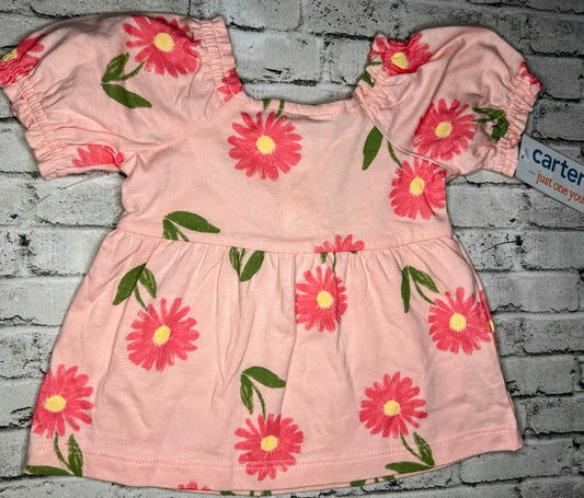 Carter’s: Pink Floral Top- 3M New!