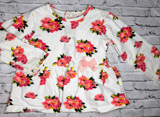 Child of Mine: Floral Peplum Top-24m