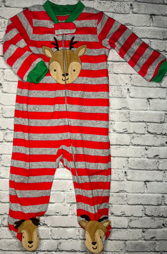 Just One You: Fleece Reindeer Sleeper- 6m