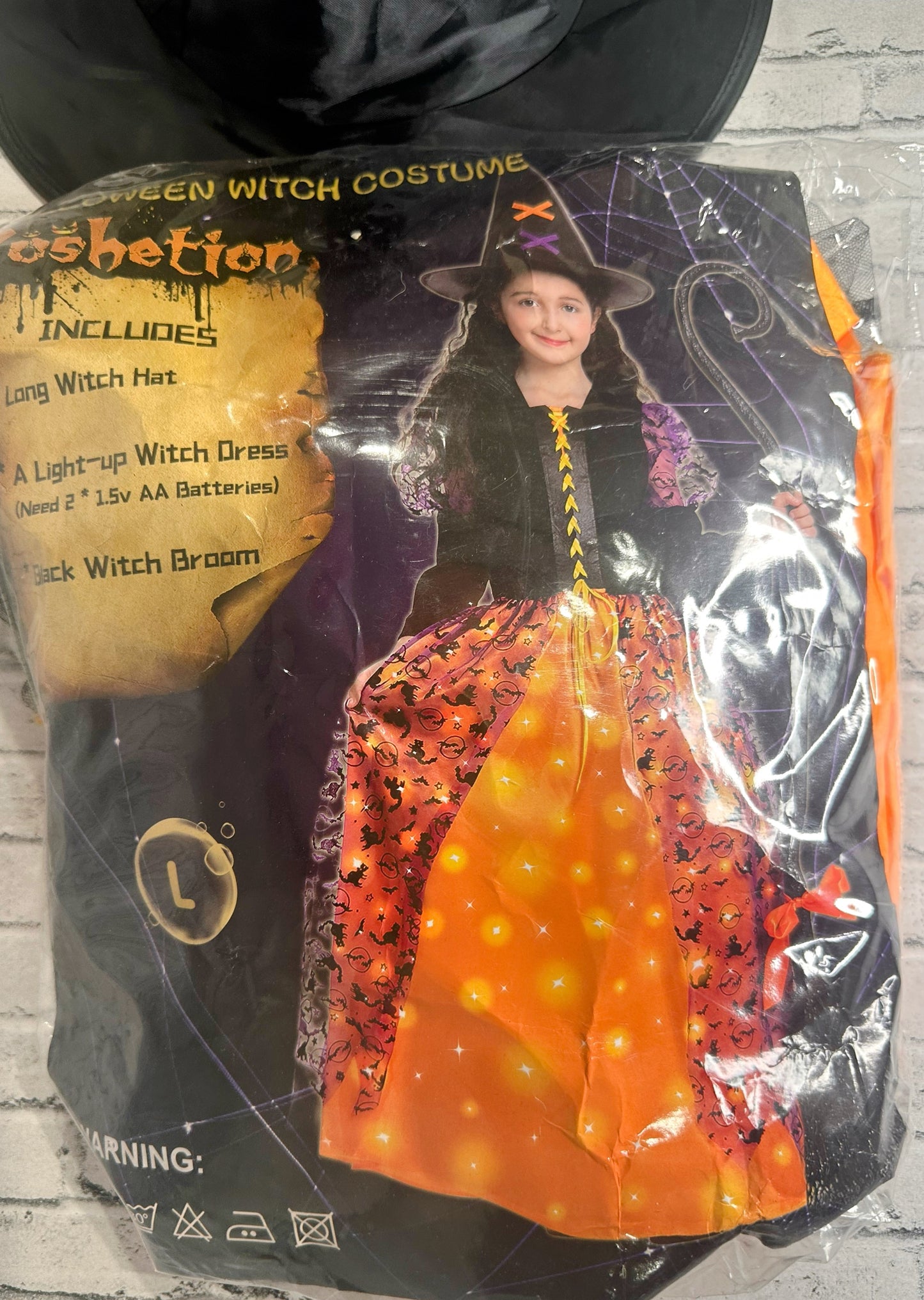 Witch Halloween Costume - Youth L