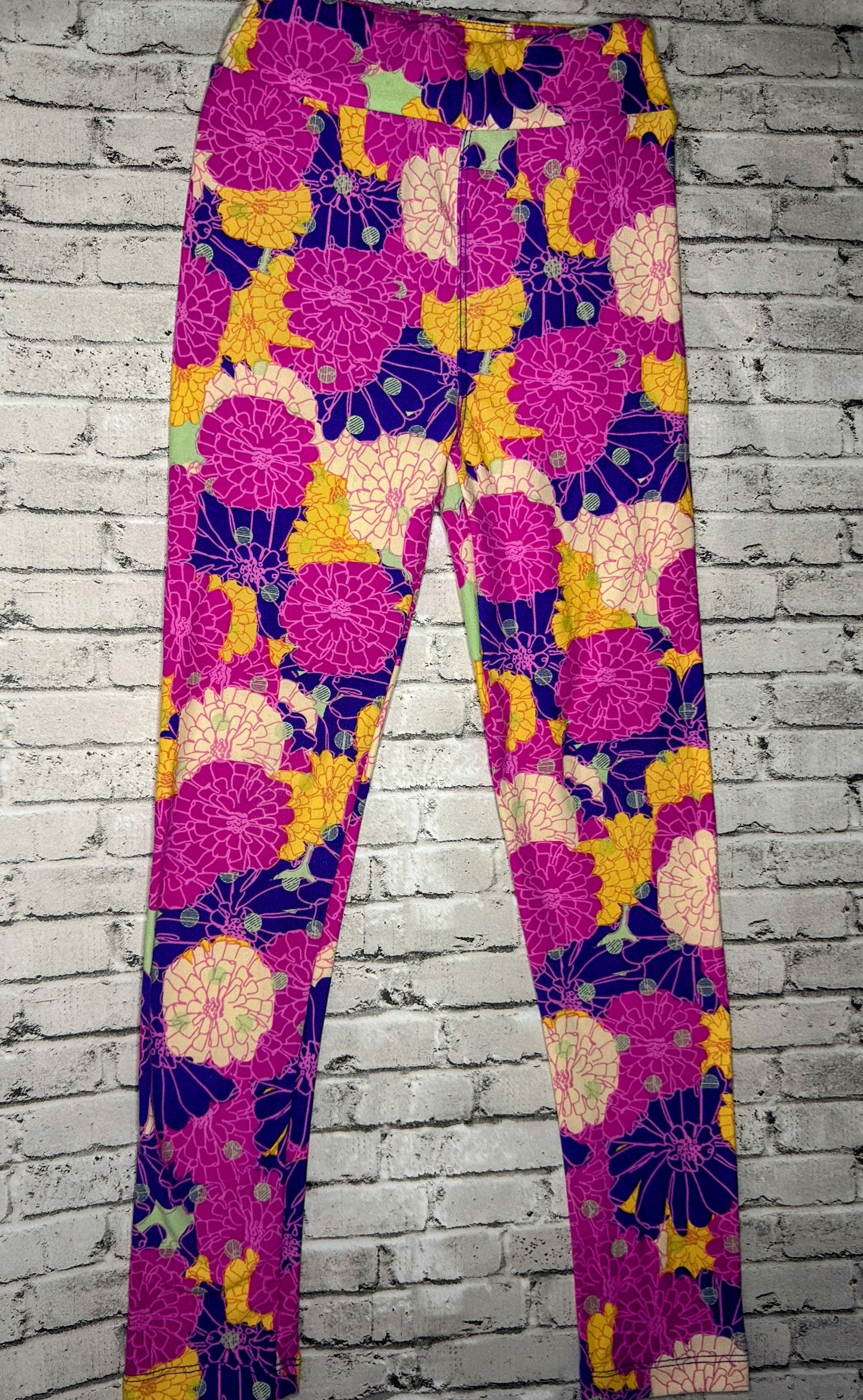 LulaRoe: Floral Leggings - L/XL