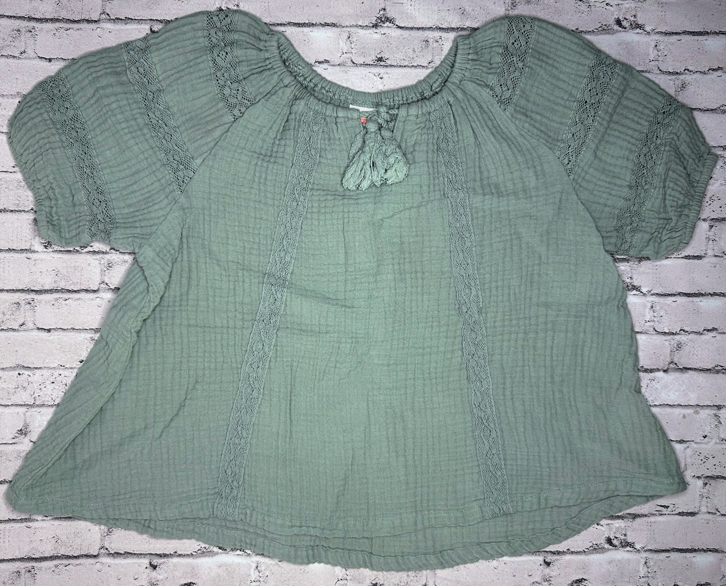 Wonder Nation: Mint Lace Tee - 6/6x