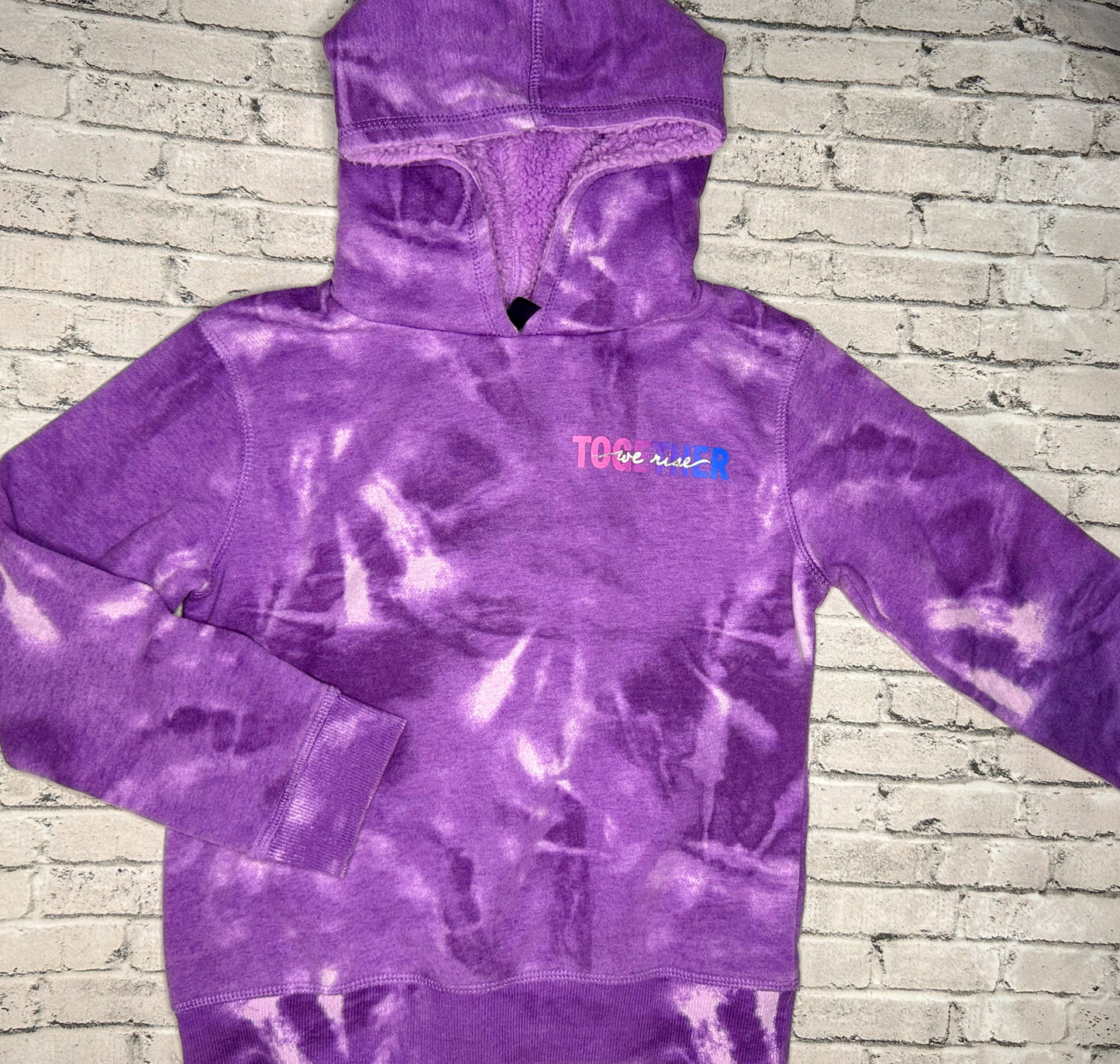 MTA Sport: Purple “Together We Rise” Hoodie - 7/8