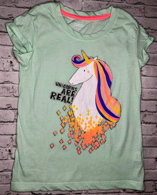 Falls Creek: “Unicorns are Real” Tee- 6/6x