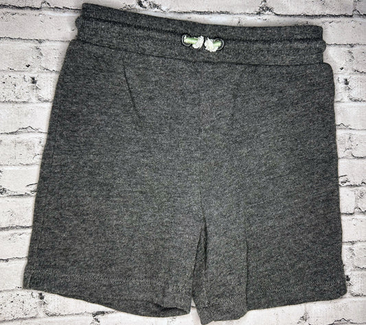 Grayson Mini: Gray Soft Shorts - 4T