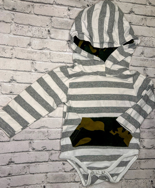 Stripe/Camp Bodysuit- 80UK (12m)