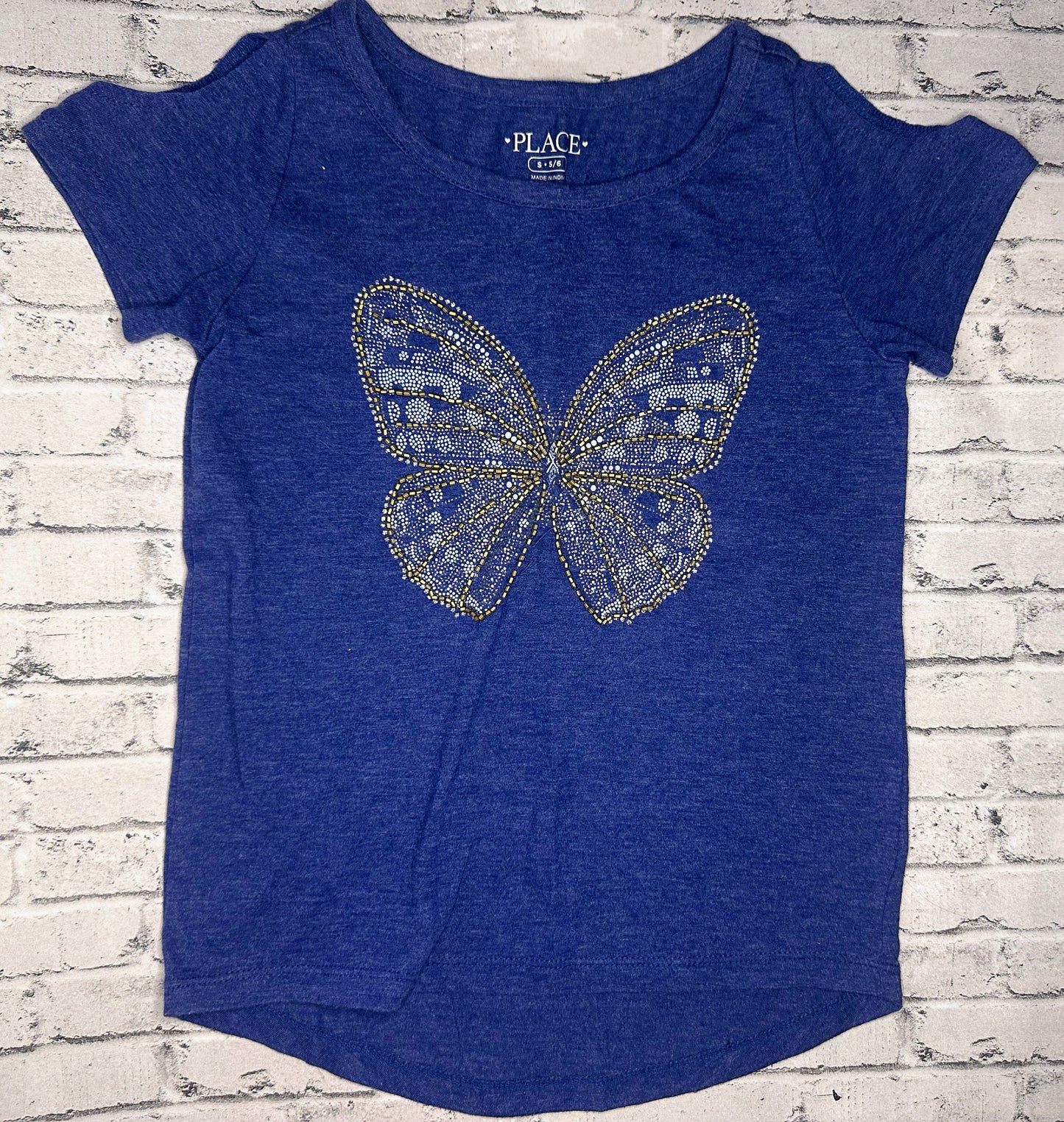 Children’s Place: Glitter Butterfly Tee- 5/6