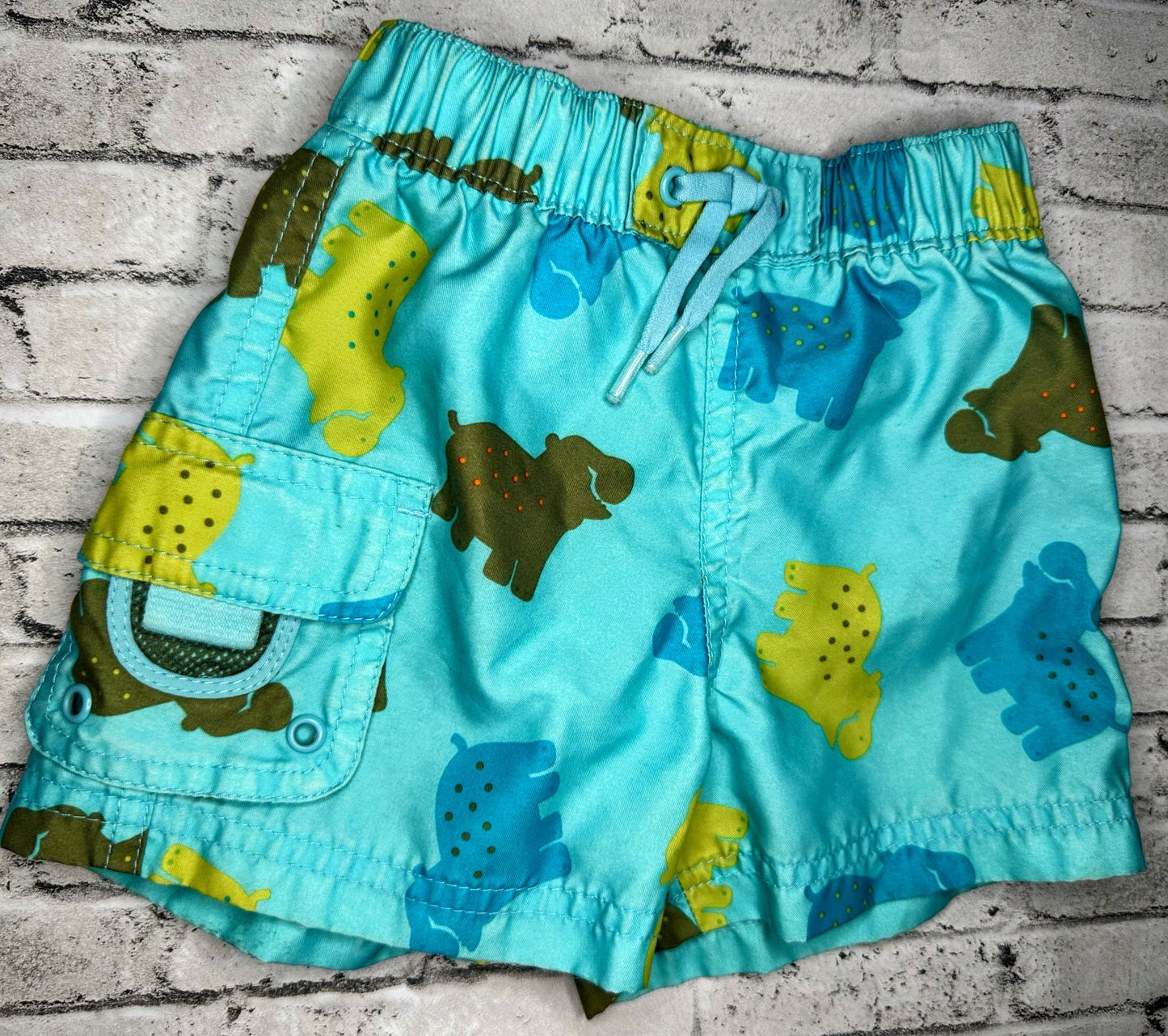 Baby GAP: Hippo Swim Shorts- 3/6m