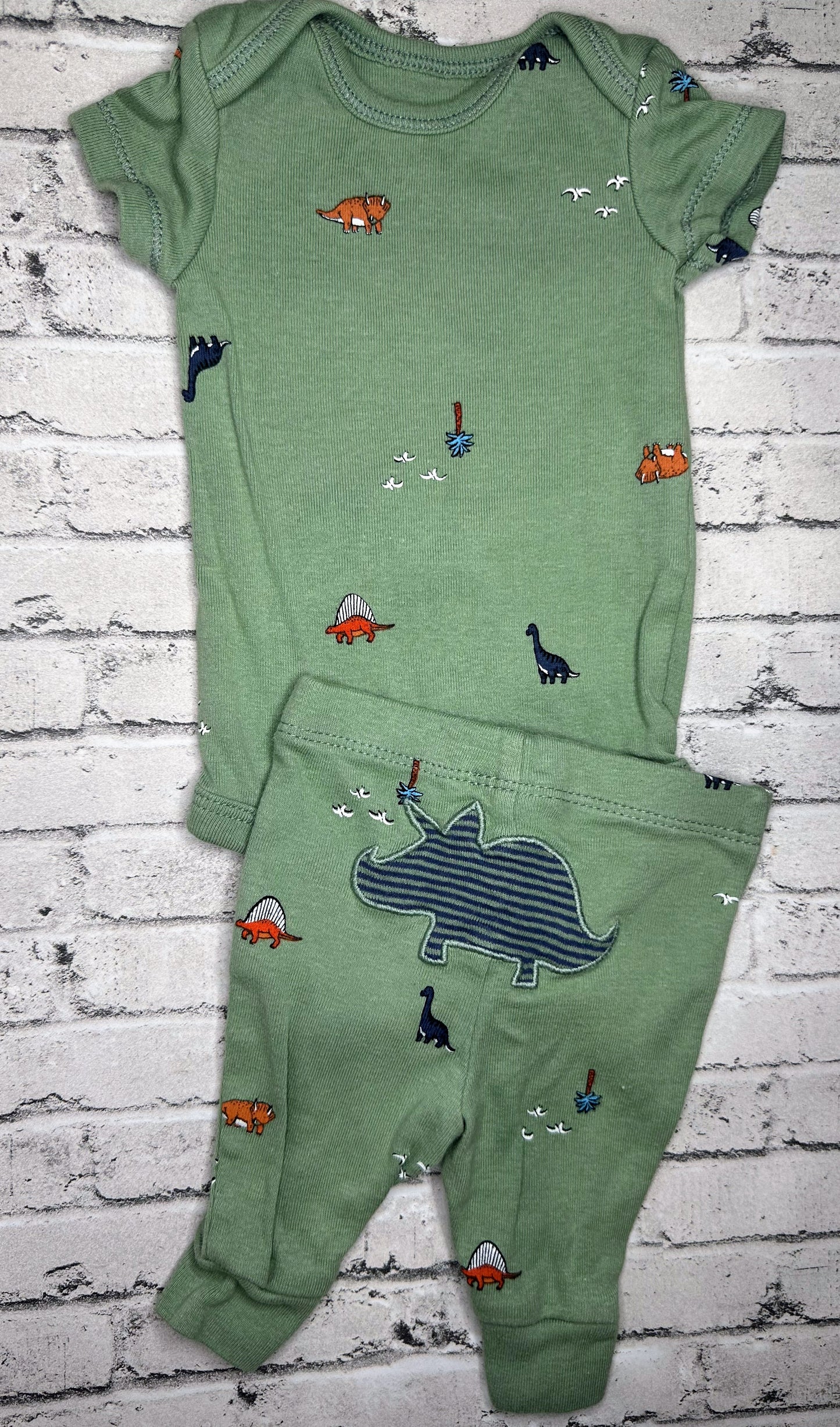 Carter’s: 2pc Dino Set - Newborn