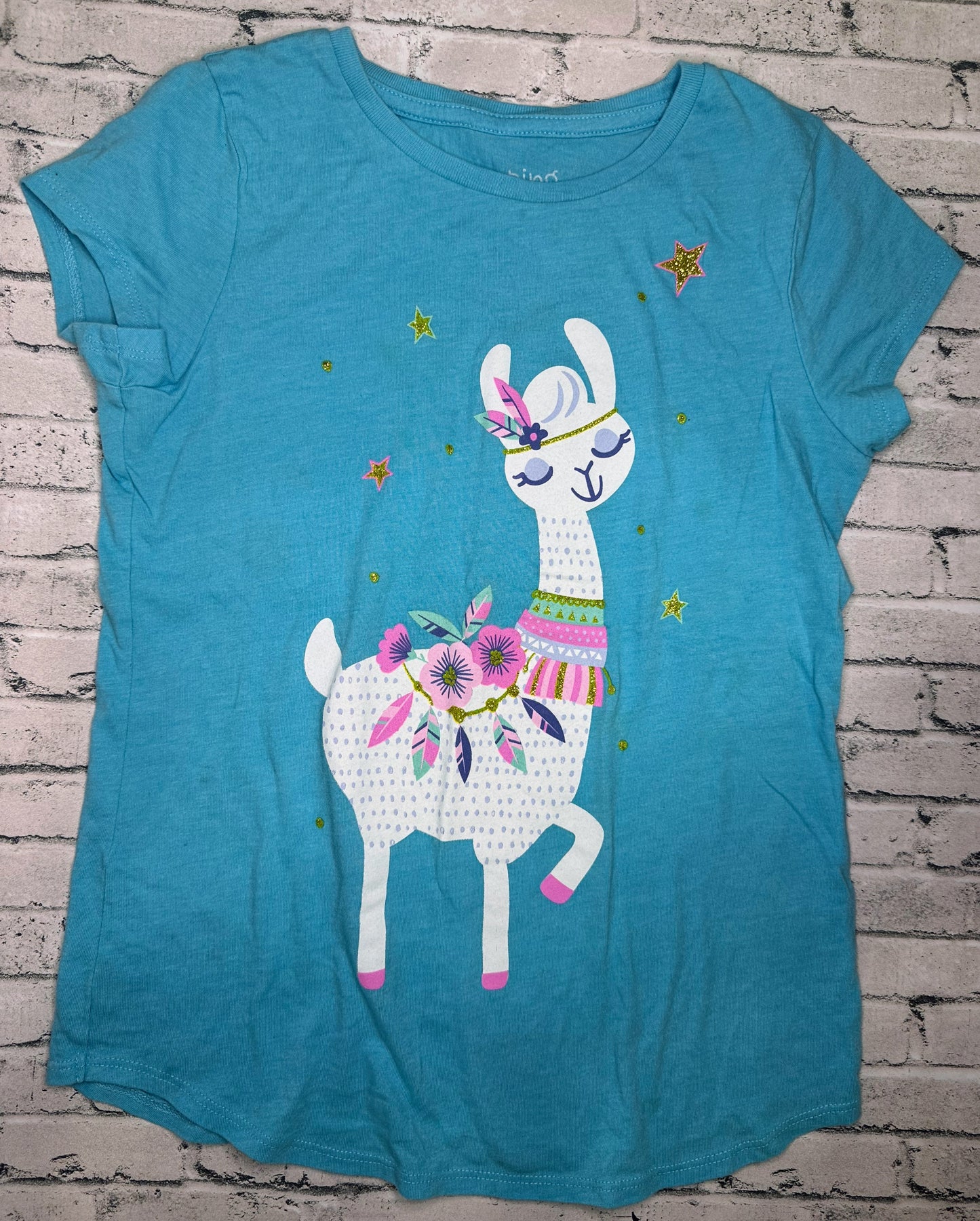 Jumping Beans: Glitter Alpaca Tee - 8