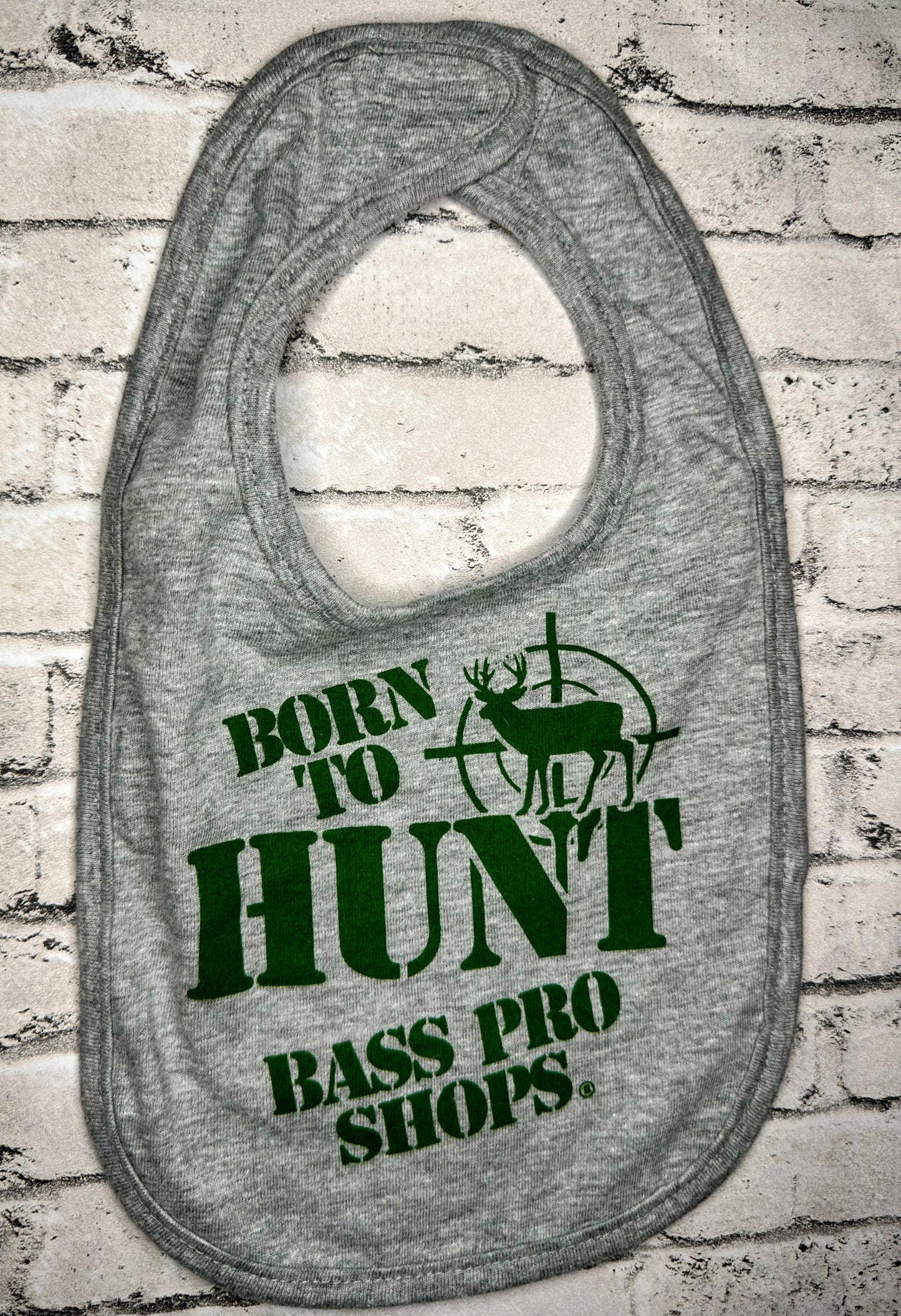 “Born To Hunt” Velcro Bib