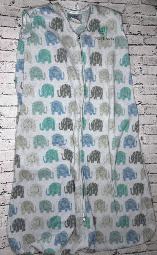 Halo: Fleece Elephant Sleep Sack- Medium (6/12m)