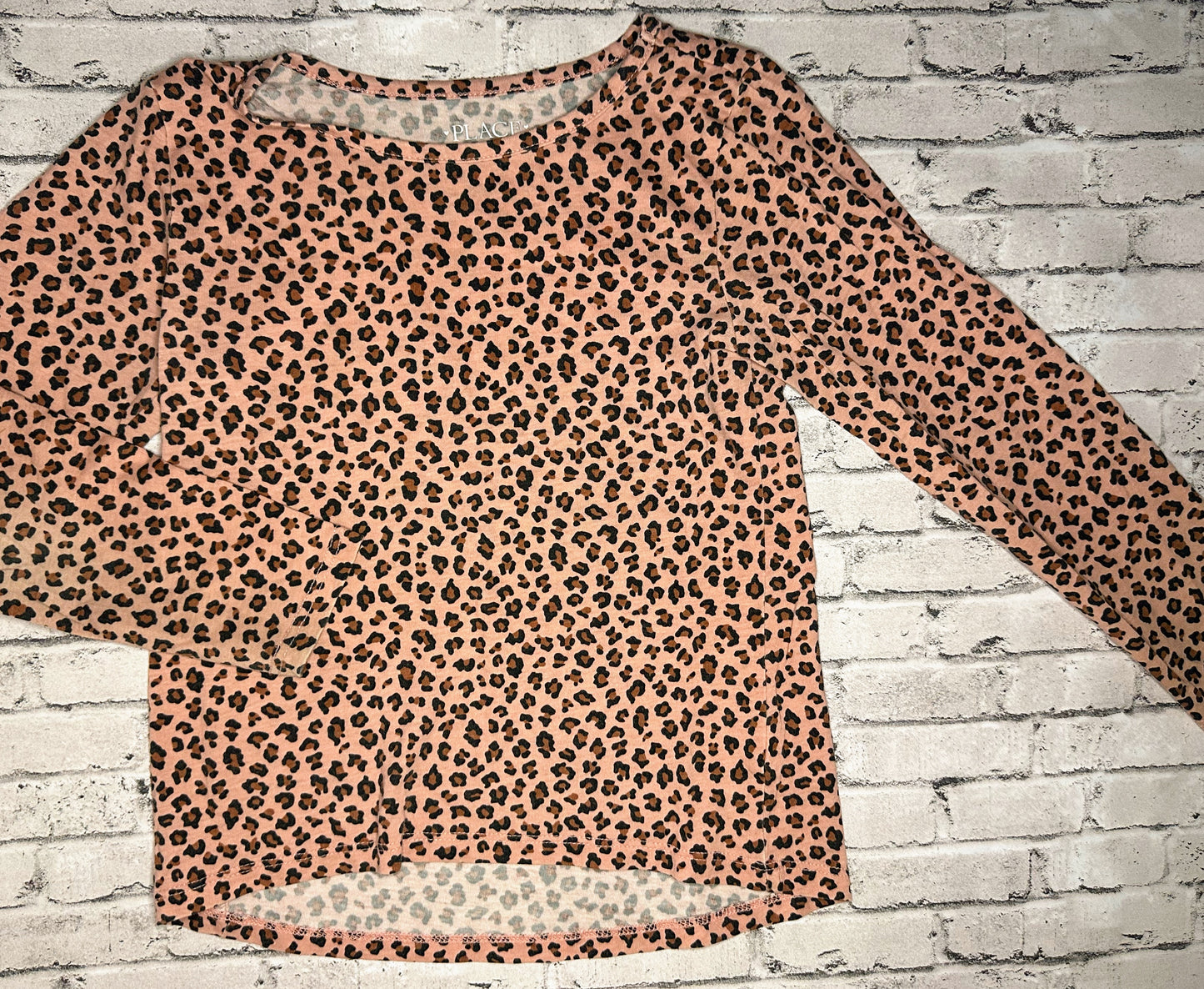 Children’s Place: Pink Leopard long Sleeve - 5/6