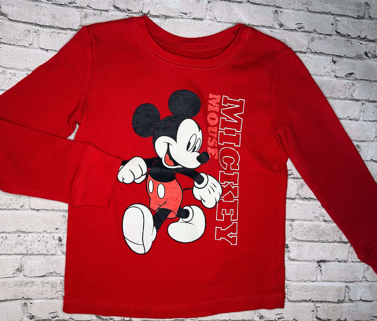 Minnie Mouse Waffle Knit- 5T