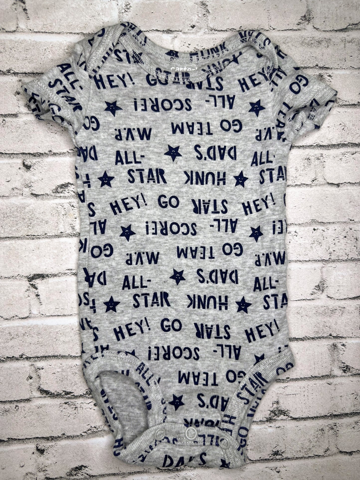 Carter’s: “Go Team” Bodysuit -Newborn