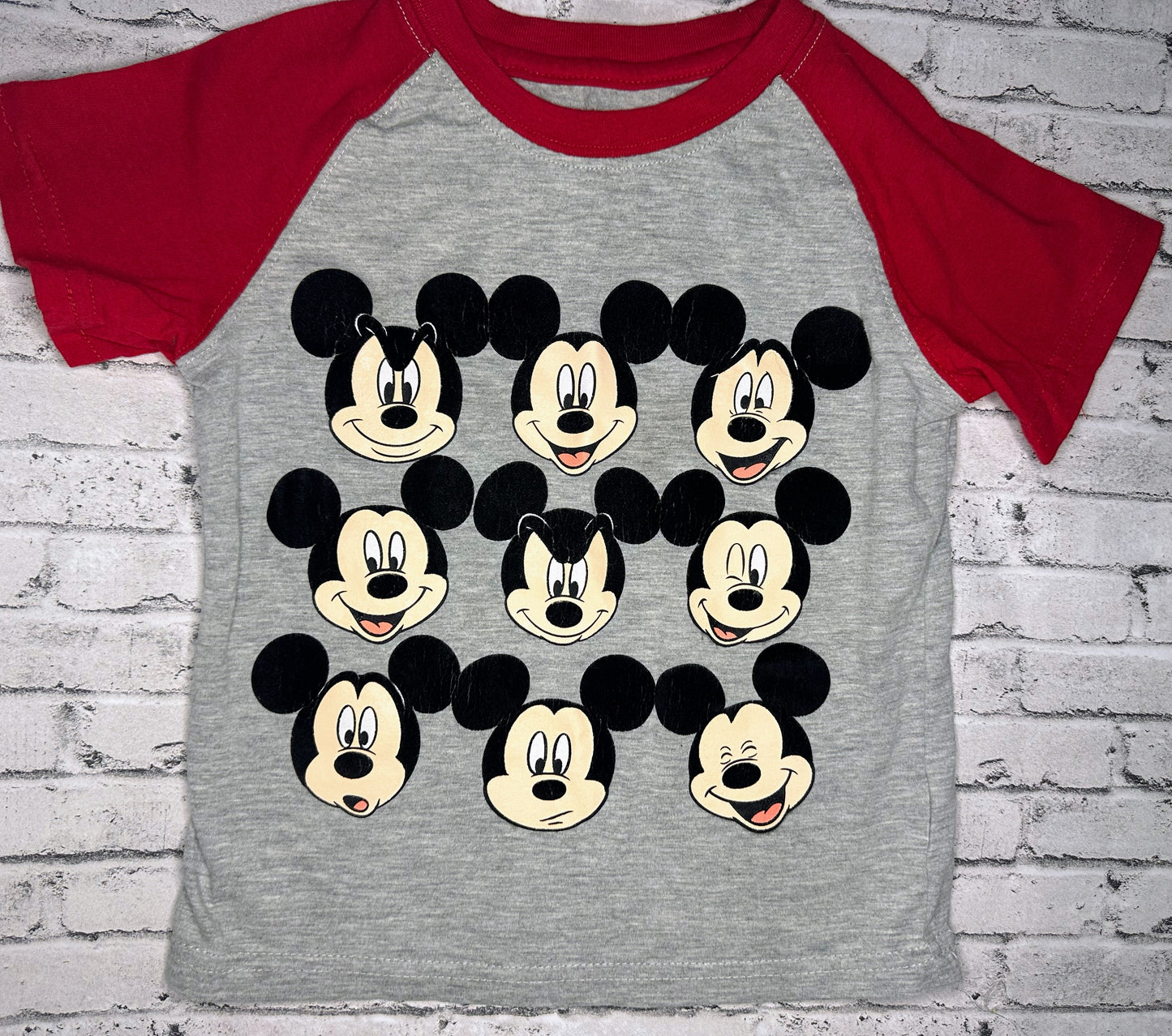 Disney: Velvet Mickey Tee - 2T