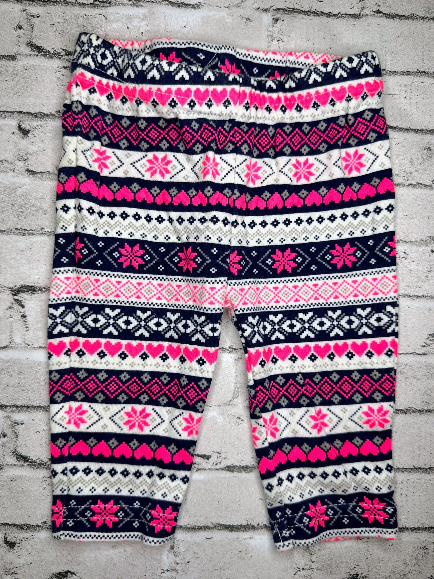 Just One You: Neon Pink Graphic Pants - Newborn