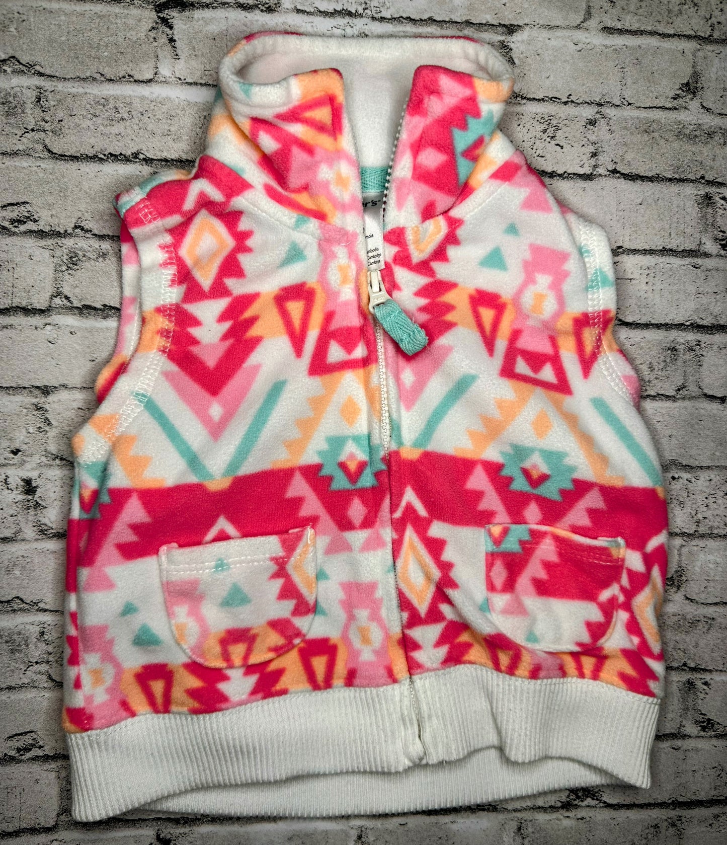 Carter’s: Fleece Aztec Vest - 6m