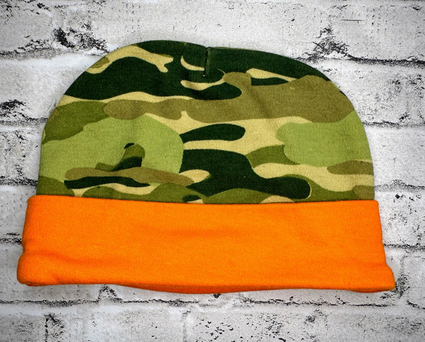 Neat Solutions: Camo/Orange Hat