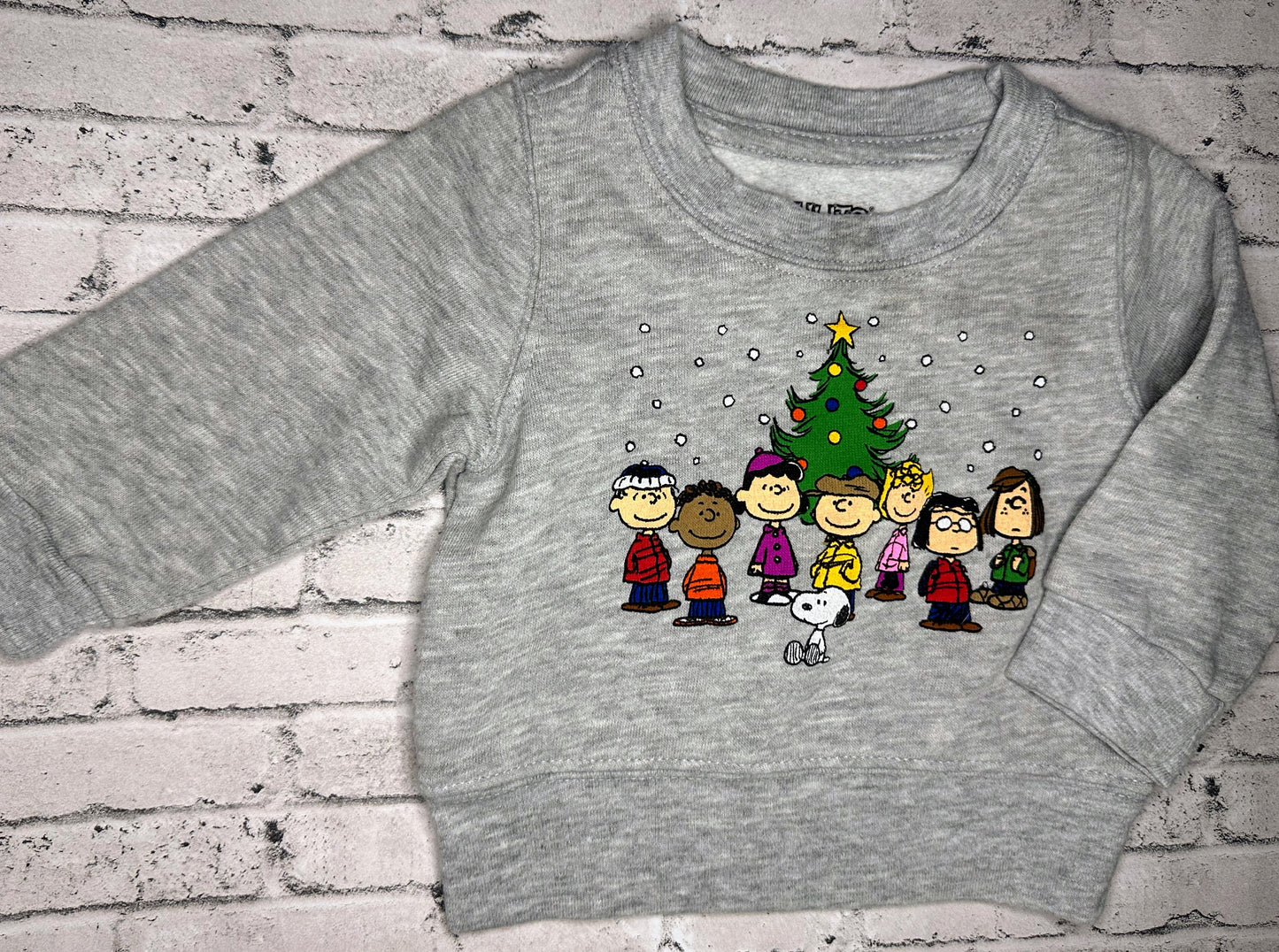 Peanuts: Snoopy Christmas Top- 6/9m