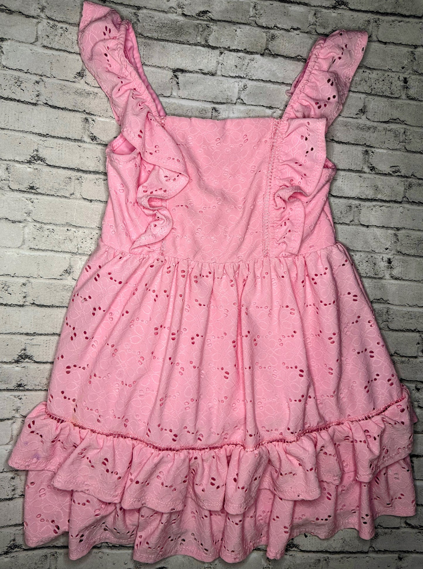 Btween: Pink Ruffle Dress- 5