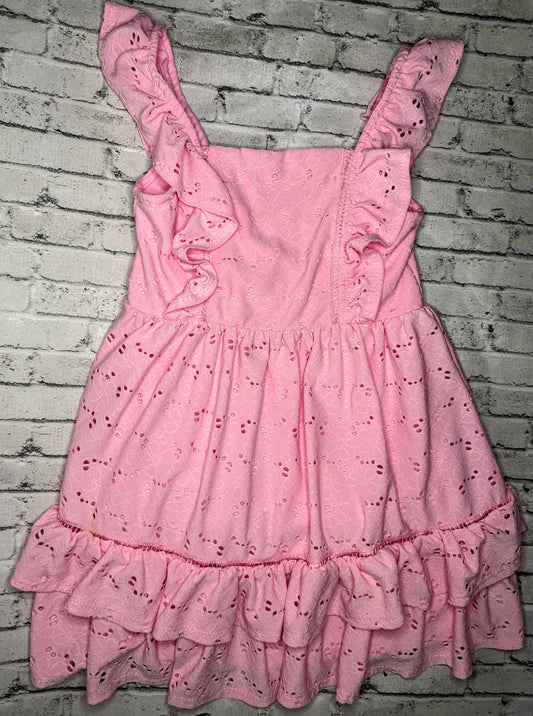 Btween: Pink Ruffle Dress- 5