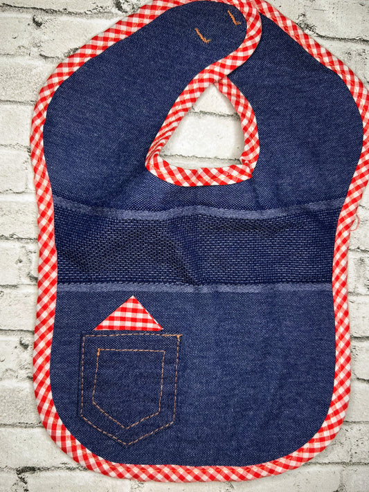 Velcro Farmer Style Bib - OS