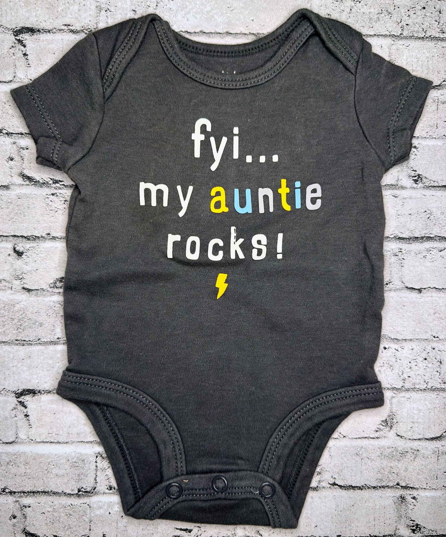 Carter’s: “FYI” Bodysuit- Newborn