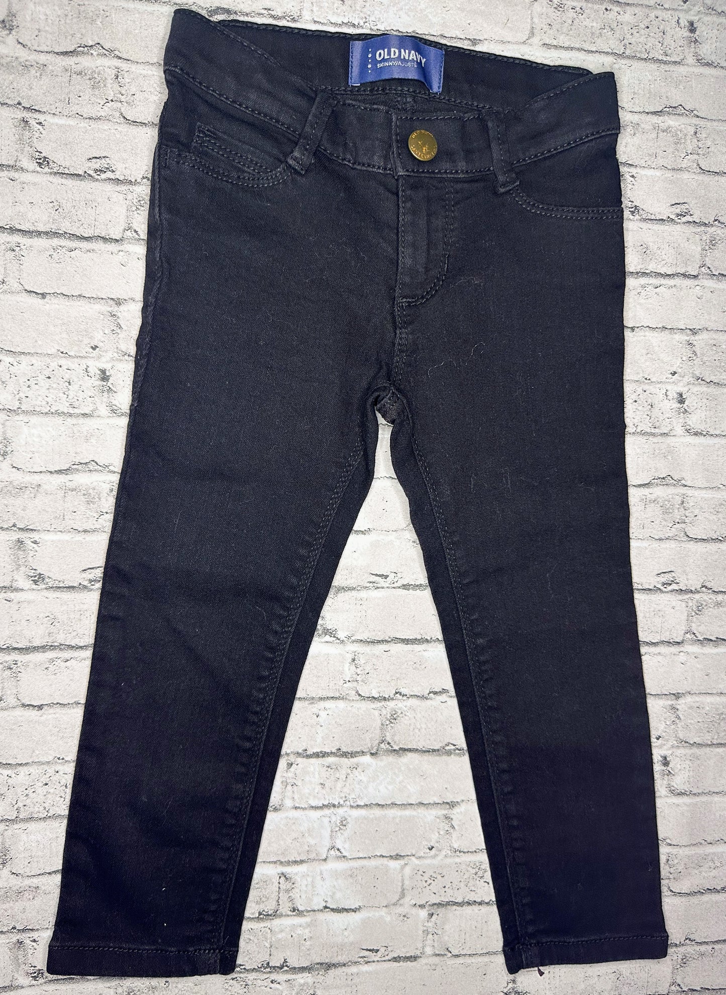 Old Navy: Black Denim Pants- 3T