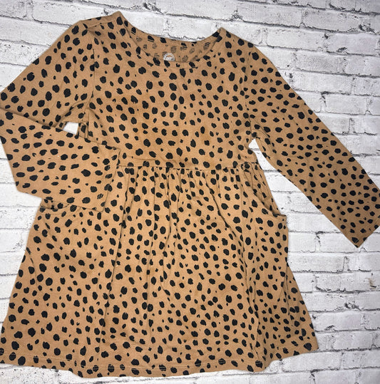 Wonder Nation: Leopard Dress- 3T