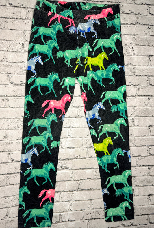 Spotted Zebra: Horse Leggings - 6/7