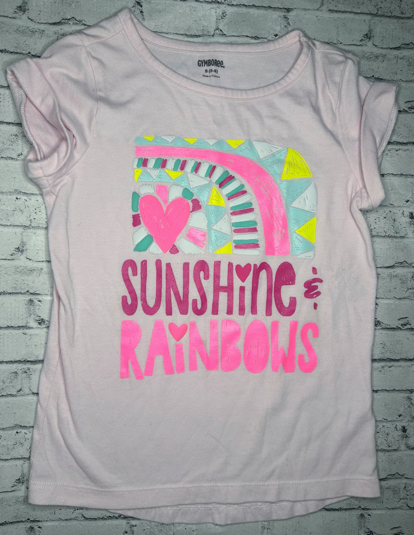 Gymboree: Sunshine & Rainbows Tee - 5/6