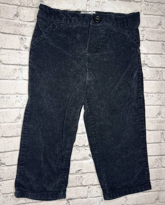 Carter’s: Corduroy Black Denim- 18m