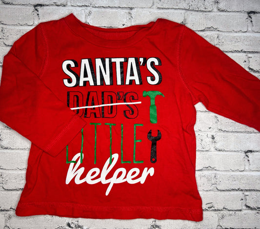 Okie Dokie: “Santa’s Helper” Top - 9m